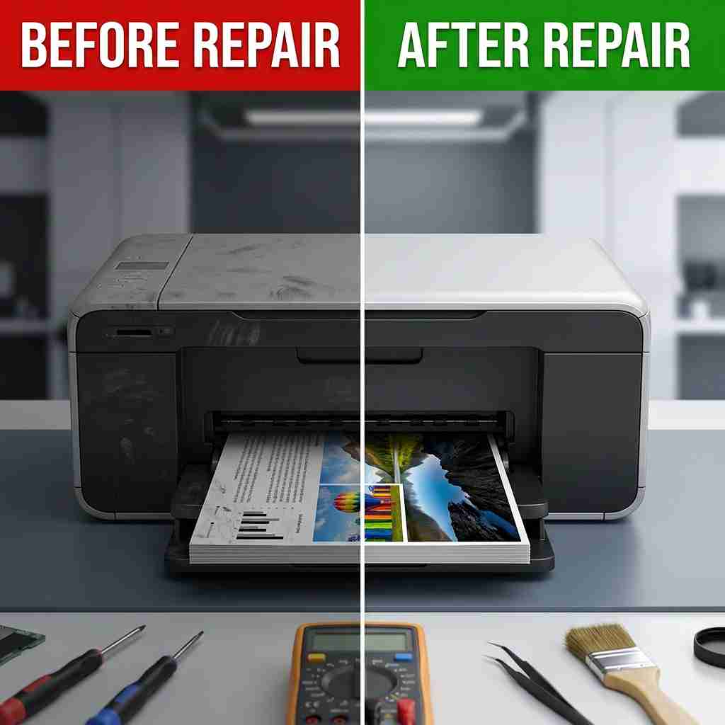 Printer Printing Faded or Streaky Colors — Cartridge vs Print Head Issue